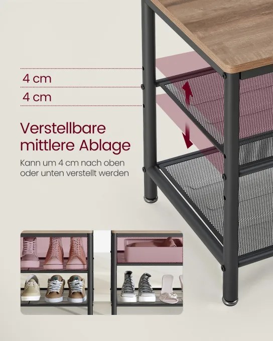 Vešiakový stojan s botníkom HSR415K01