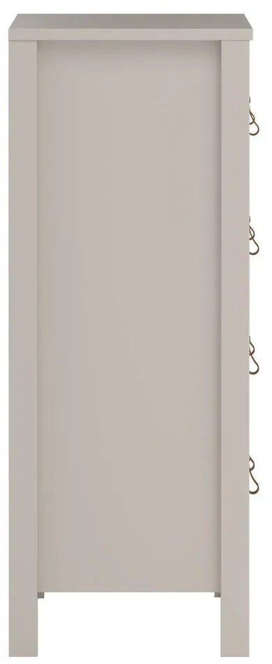 Sivobéžová komoda 82x99x38 cm Madrid – Tvilum