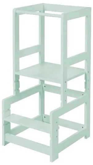 roba Drevená vzdelávacia Montessori veža (mentolová) (100359194)