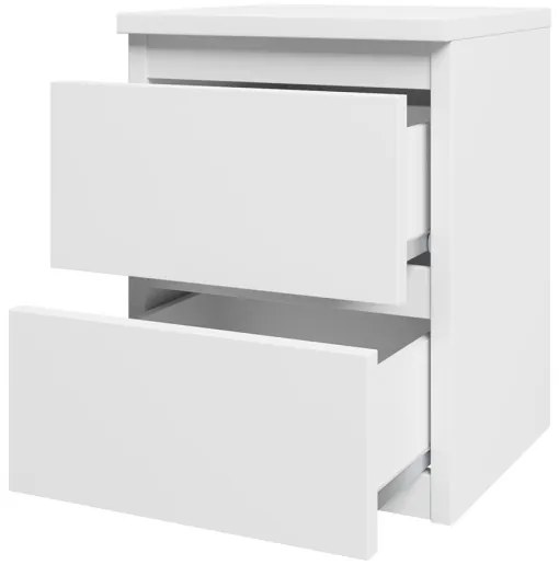 Nočný stolík MALWA 40x40 cm matná biela