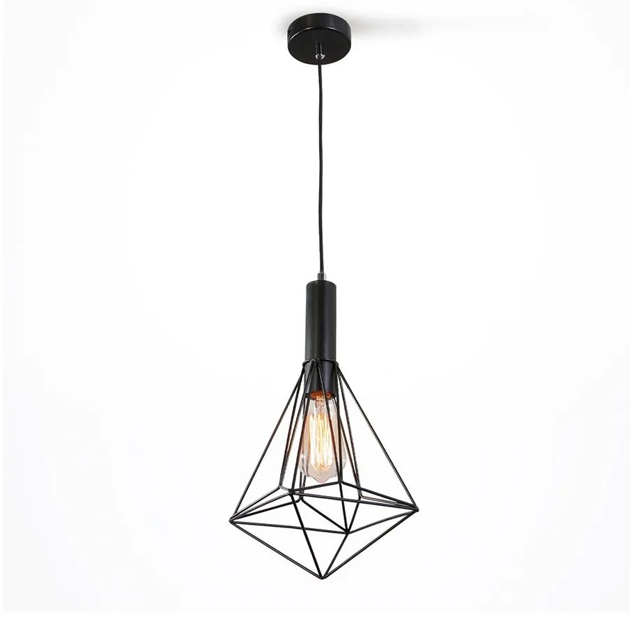 Luster na lanku DIAMOND 1xE27/60W/230V 25 cm