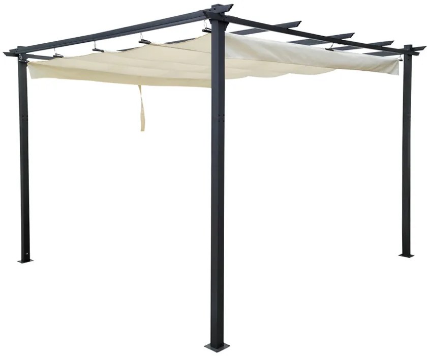 Jokomisiada Záhradná PERGOLA Para Sole ESTIVO 3x3x2,4m Vodotesná strecha SP0835