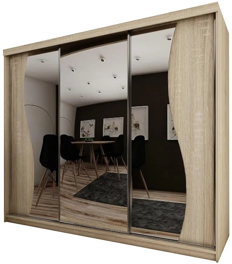 Skriňa Top 8 250 dub sonoma