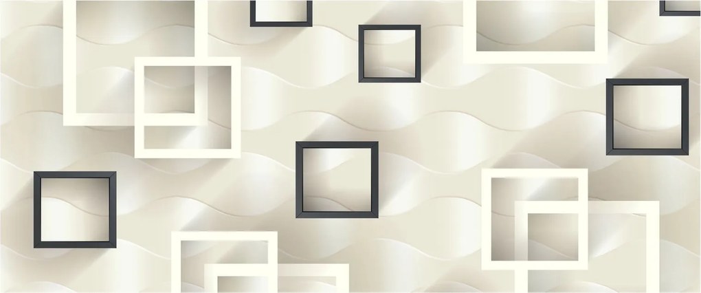 Geometrický abstraktný obraz (120x50 cm)