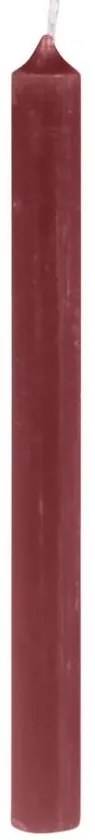 Červená úzka sviečka Taper red - Ø 1,2*13cm / 2.5h