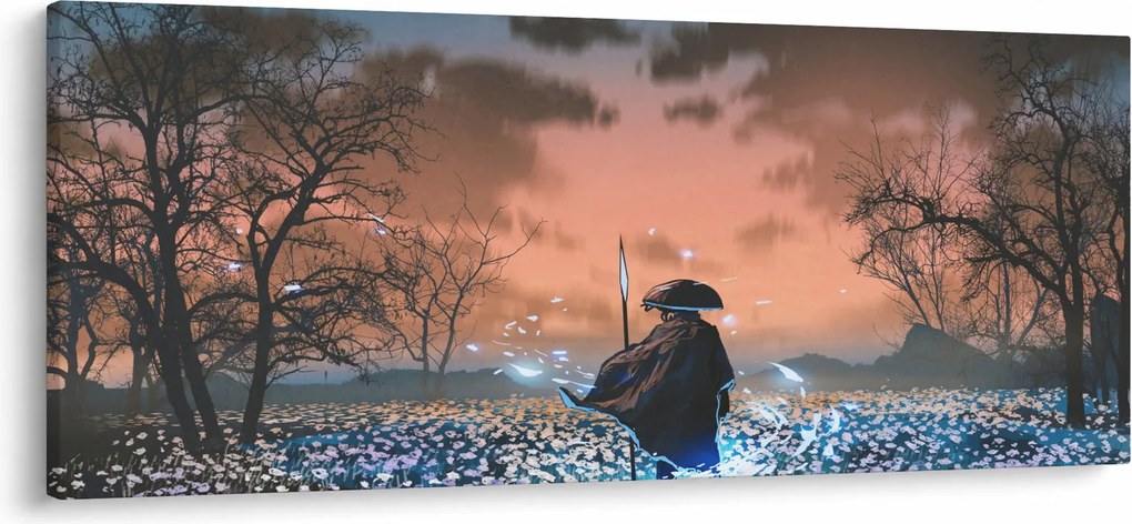 Obraz - Ilustrácia bojovníka (120x50 cm)