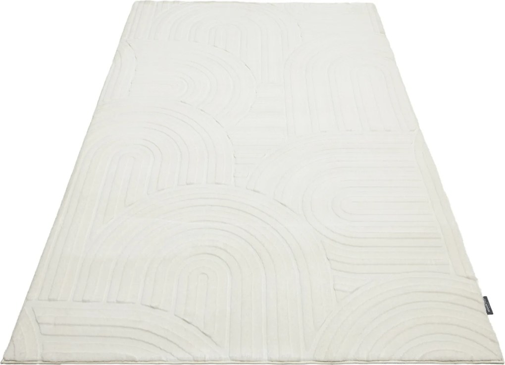 Kusový koberec Interstellar 501 White, 160x230, biela, obývacia izba, Obsession