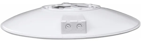 LED vonkajšie stropné svietidlo s pohybovým senzorom VISTA LED/15W/230V pr. 26 cm IP54 biela