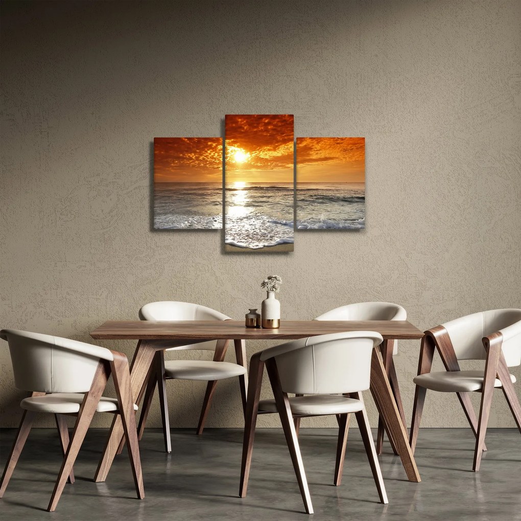 Obraz západ slnka na Korzike (90x60 cm)