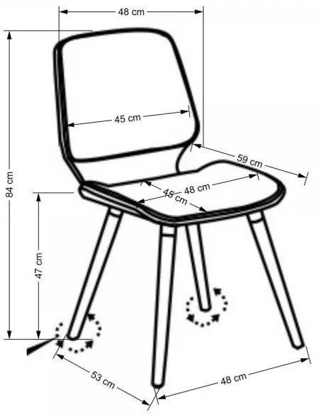 Jedálenská stolička Nayden