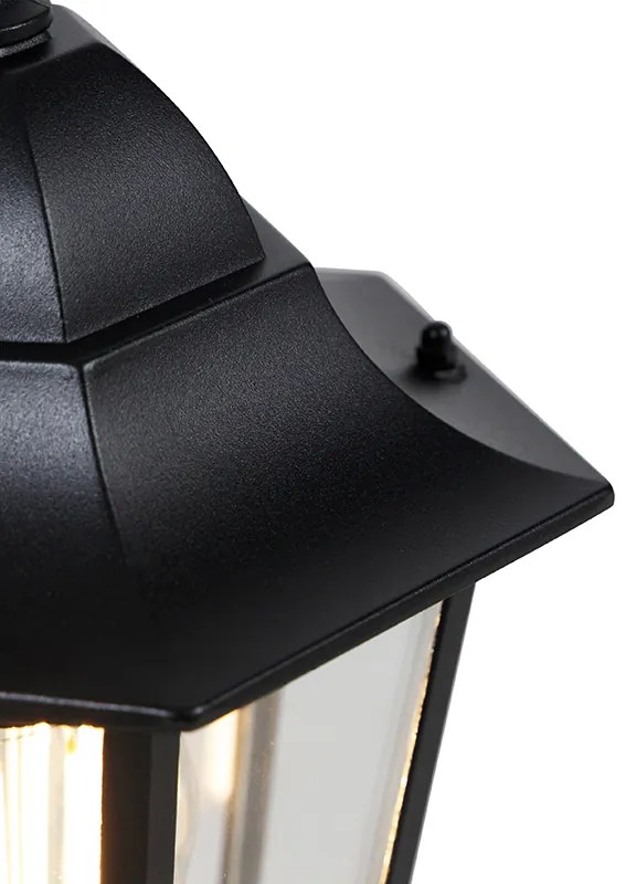 Klasická vonkajšia lampa s podstavcom čierna 48,6 cm IP44 - Havana