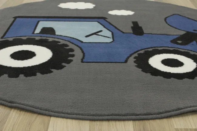 Detský koberec Luna Kids 534457/94911 Traktor, modrý
