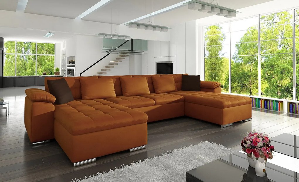 Rohová sedacia súprava Wicenza, Dostupné poťahy: ekokoža Soft 011 + Lux 06