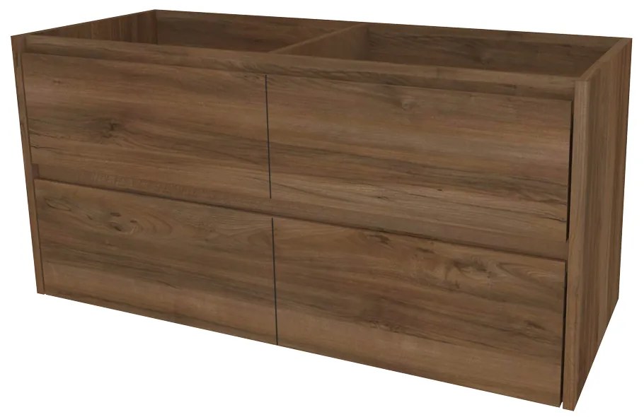 Mereo, Mereo Opto, kúpeľňová skrinka 121 cm, Multidecor, Orech Pacifik tabákový, MER-CN993SOPT2
