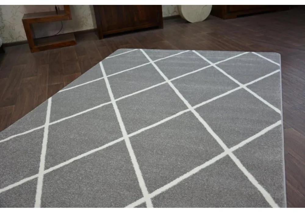 Kusový koberec Romby šedý 280x370cm