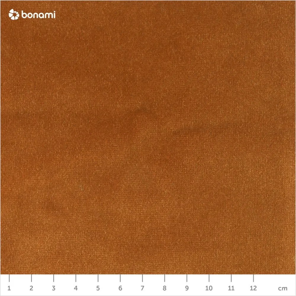 Hnedé zamatové kreslo Dutchbone Madison