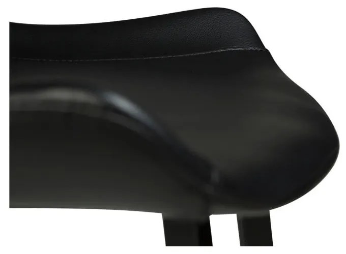 Čierna koženková barová stolička DAN-FORM Denmark Hype
