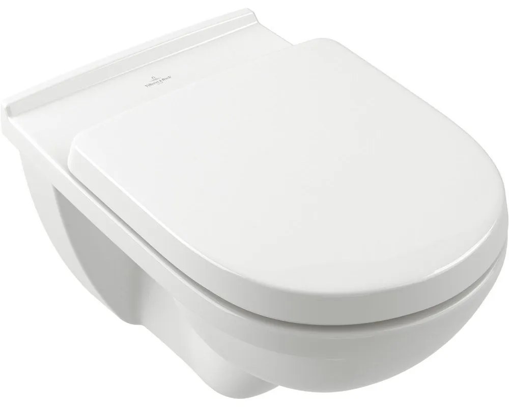 VILLEROY &amp; BOCH O.novo závesné WC s hlbokým splachovaním, 360 x 560 mm, biela alpská, s povrchom CeramicPlus, 566010R1