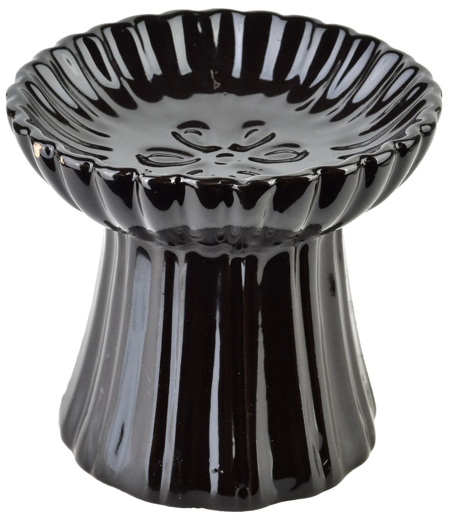 Keramická aroma lampa LOLOS 9,5 cm čierna