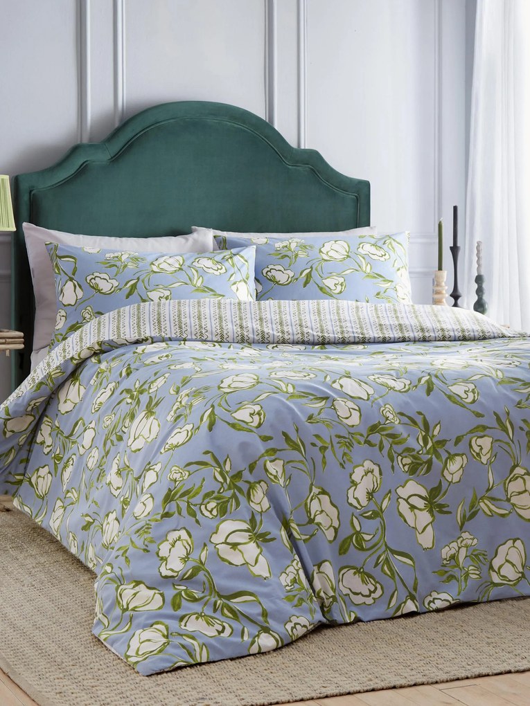 Obojstranná obliečka na paplón double a obliečky na vankúše Albera, 3 ks