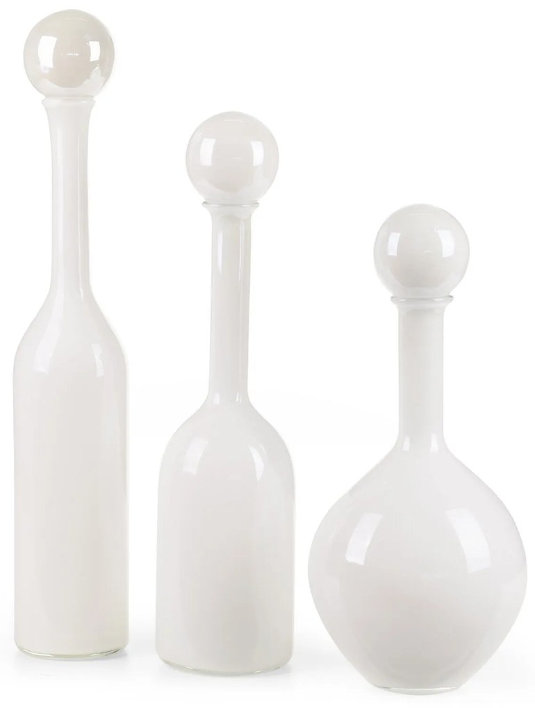 Dekoratívna váza ISLA 12x70 CM biela
