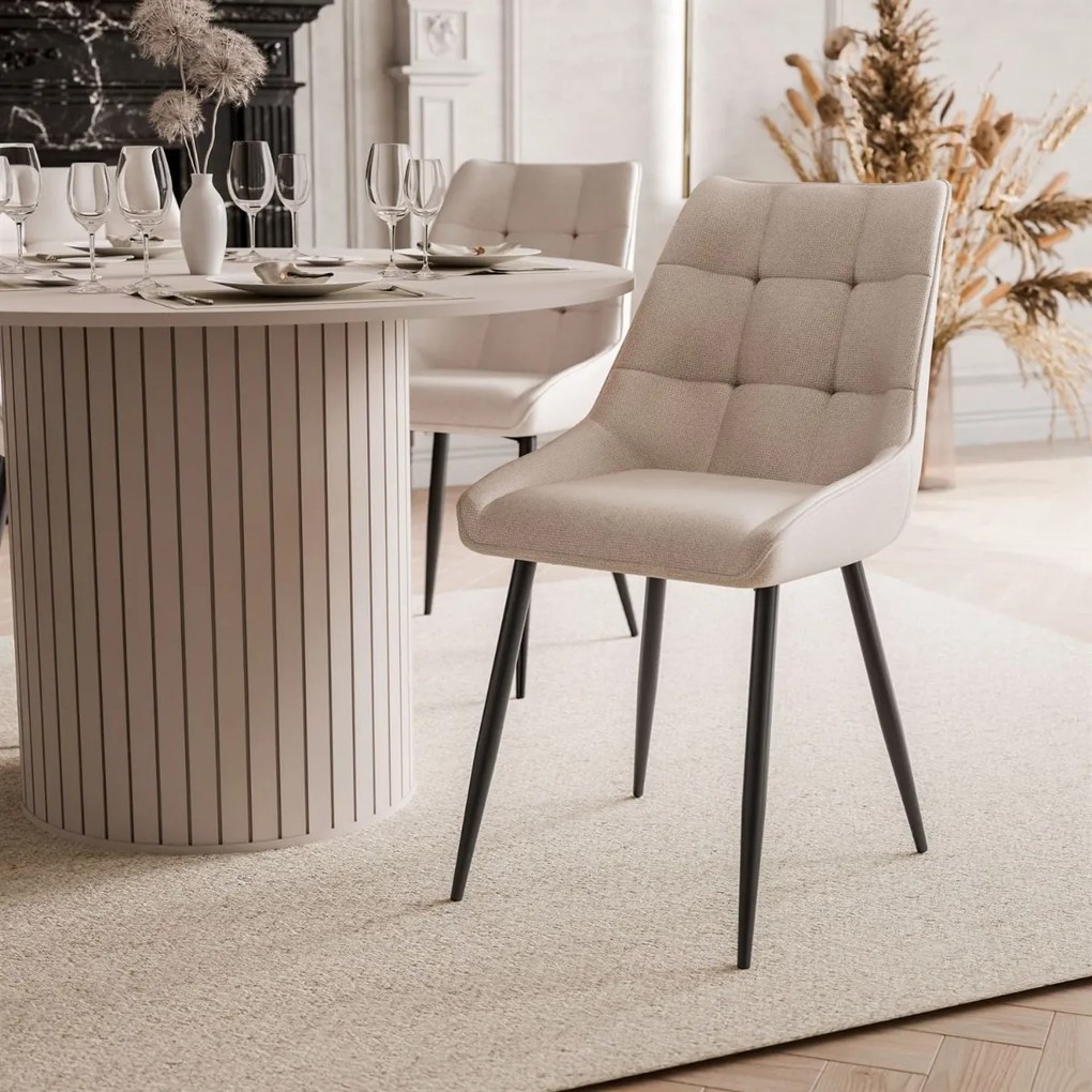 JEDÁLENSKÝ SET LANDRY KAŠMÍR STÔL + 4 STOLIČKY