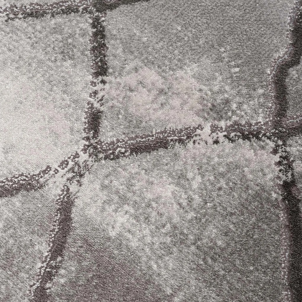 Dekorstudio Moderný koberec NOA - vzor 9326 sivý Rozmer koberca: 80x300cm