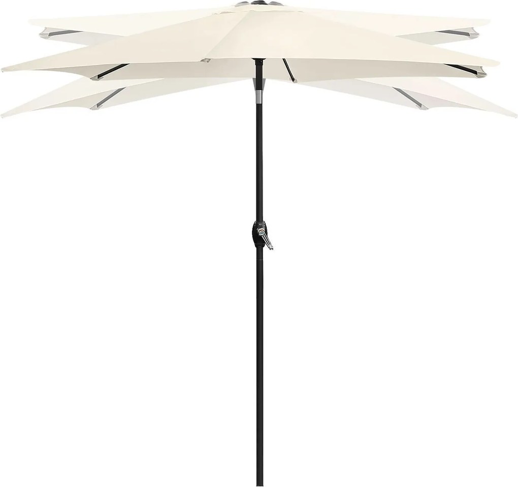 Záhradný slnečník PLUGO 210 cm béžový