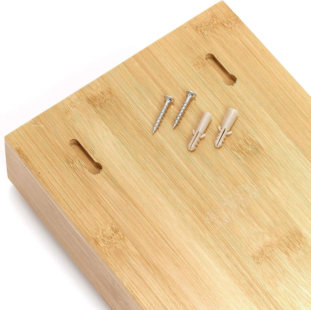 Skříňka na klíče, věšák na klíče, bambus KEYS