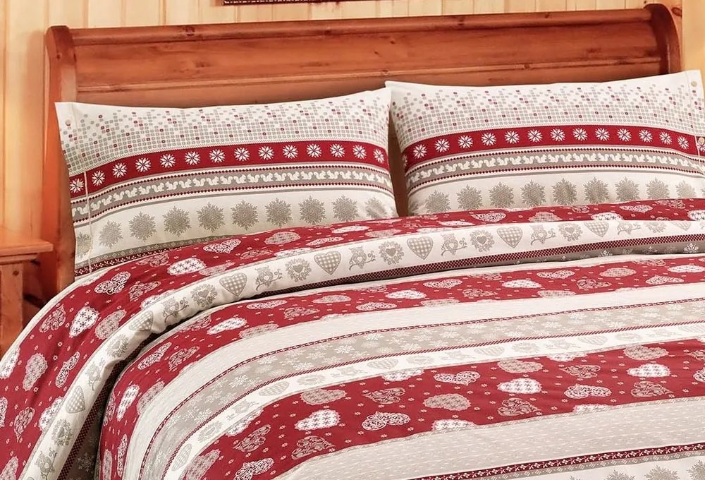 Gipetex Natural Dream Flanelová talianská obliečka CORVARA - 220x200 / 2x70x90 cm