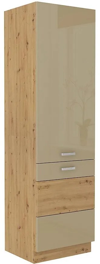 Skrinka do kuchyne Artisan cappuccino lesk 60DK-210 2F