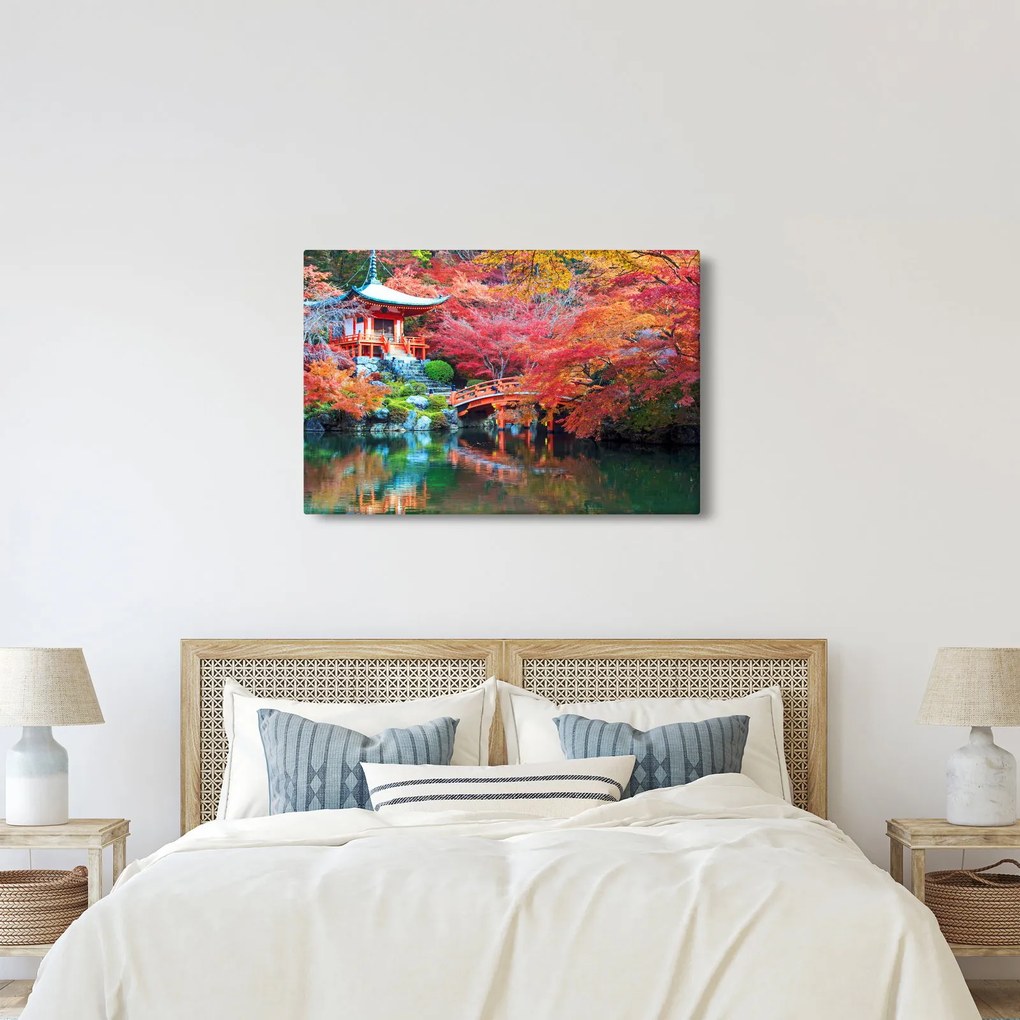 Obraz - Orientálna krajina (90x60 cm)