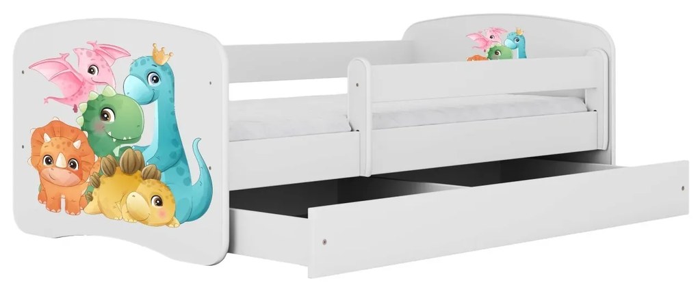 Dětská postel Babydreams dinosauři bílá