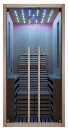 Sanotechnik - CARBON 1 - infrasauna pre 1 osobu, 100 x 130 x 195 cm