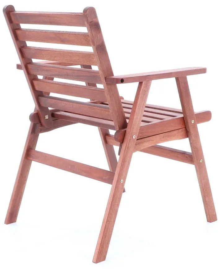 Záhradná stolička Lonzo, hnedá