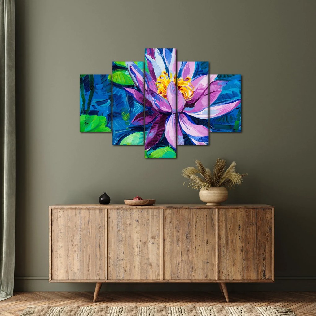 Obraz lekna na vode (150x105 cm)