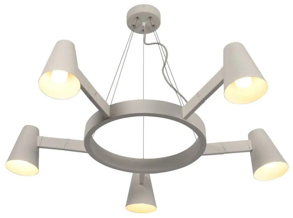 Sivé závesné svietidlo Biarritz – it's about RoMi