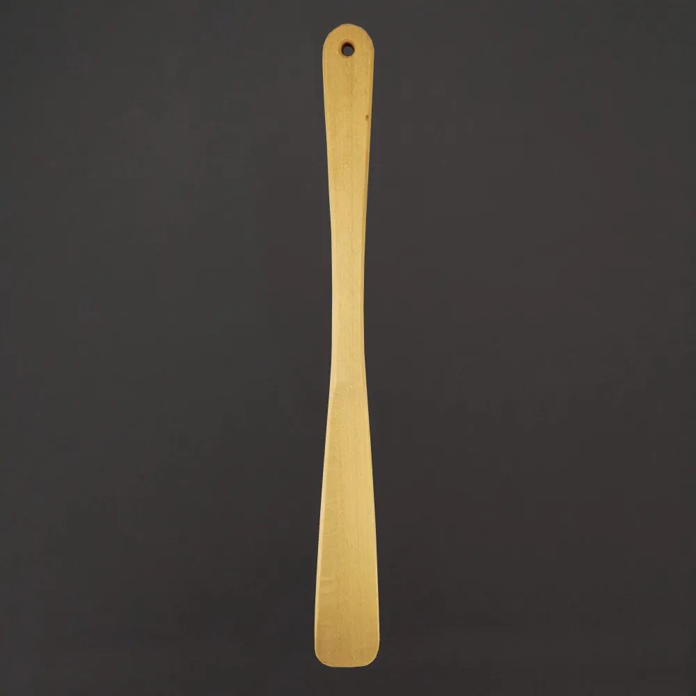 AMADEA Drevená lyžica na topánky, masívne drevo, 37 cm