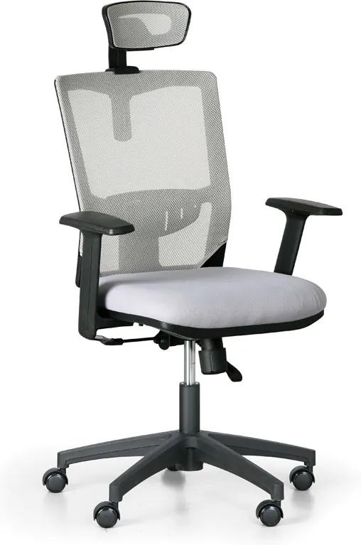 Kancelárska stolička UNO, sivá/čierna