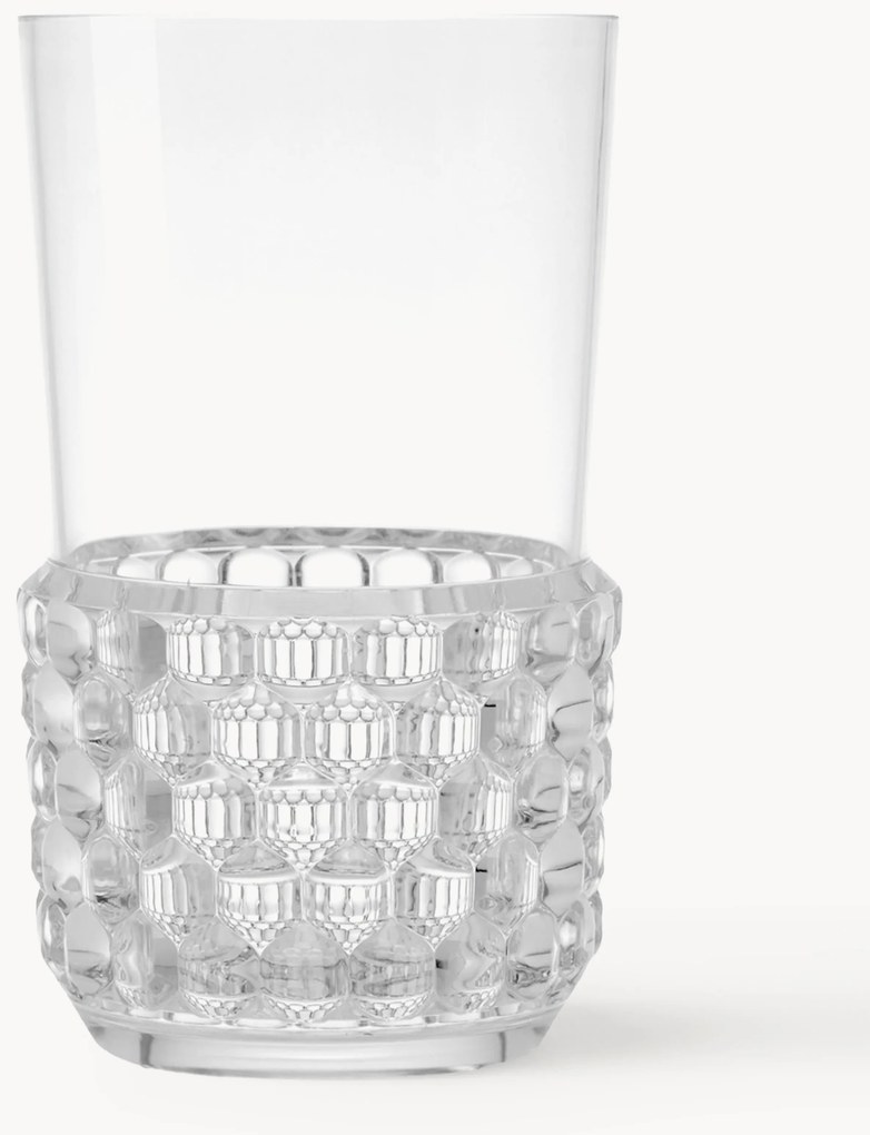 Poháre so štruktúrovaným vzorom Jellies, 4 ks