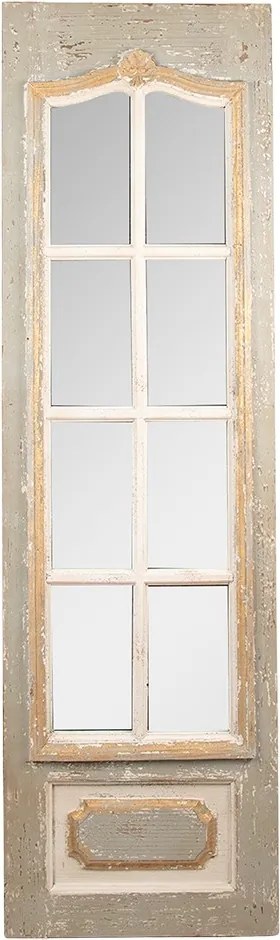 Šedozlatý antik dekoratívny panel na postavenie French - 50*4*172 cm