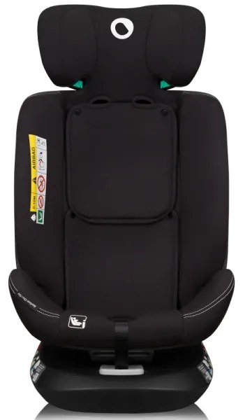 Lionelo – otočná autosedačka so základňou BASTIAAN ONE i-Size 40-150 cm Black Carbon