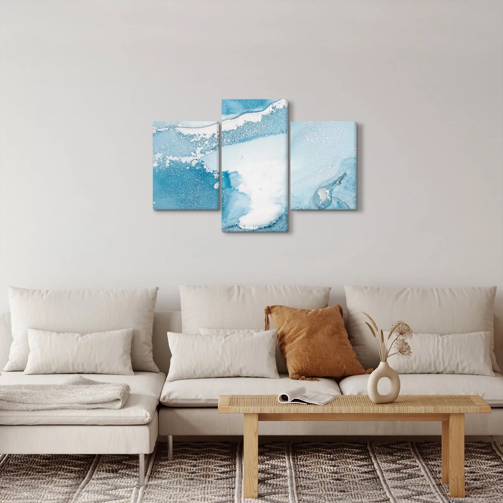 Obraz - Modrý dekor (90x60 cm)