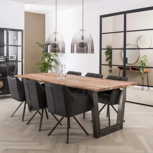 Jedálenský stôl 20-23 240x100cm Solid Acacia natural - Komfort-nábytok