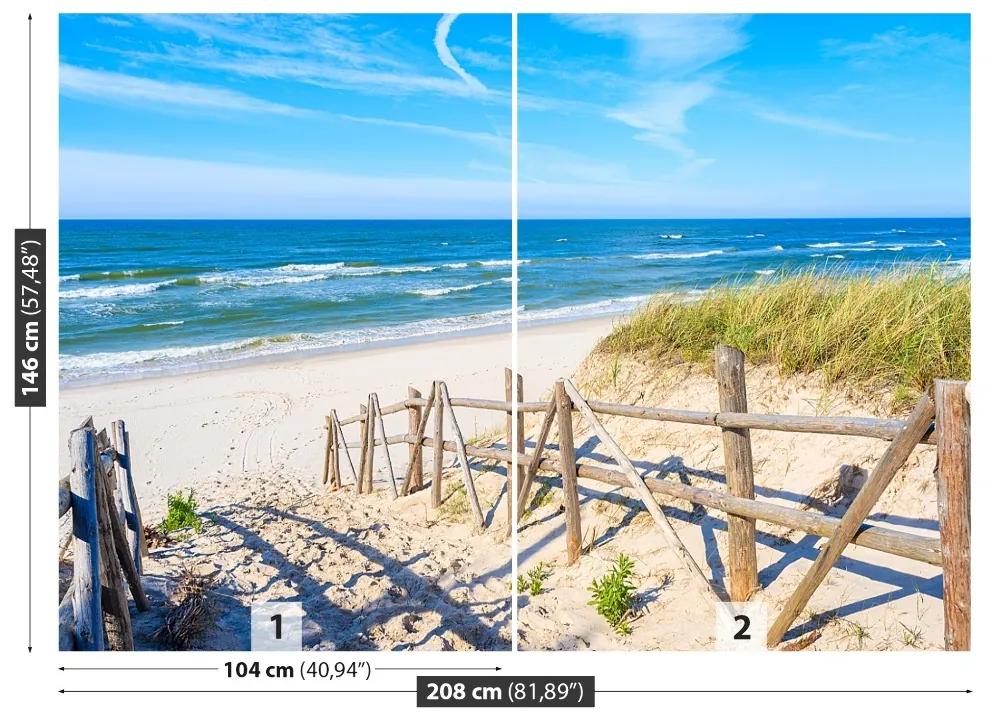 Fototapeta Vliesová Cesta na pláž 104x70 cm