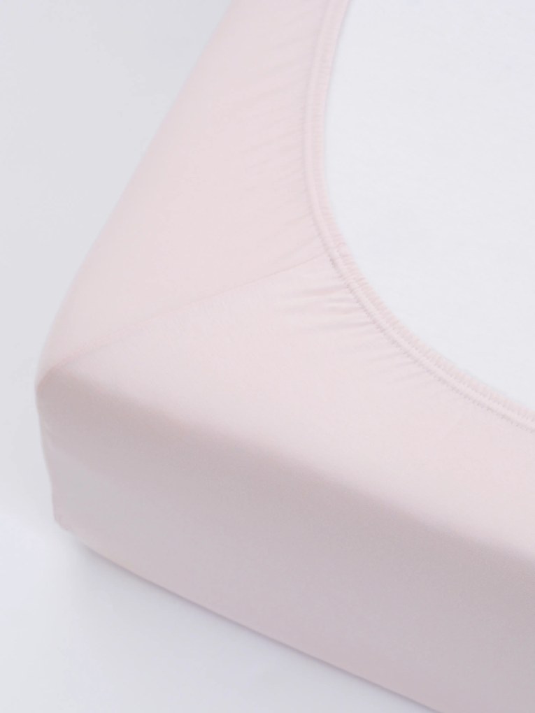 Jersey plachta s elastanom Deluxe 120 × 200 cm – pudrová