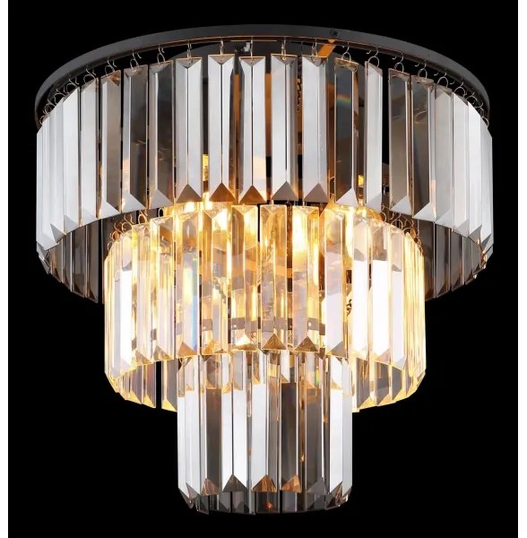 Globo 15695D - Prisadený luster NAXIS 3xE27/40W/230V pr. 40 cm čierna