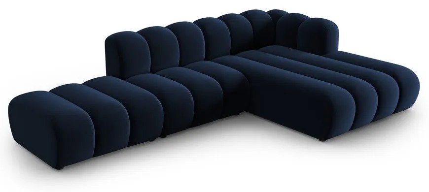 Tmavomodrá rohová pohovka (pravý roh) Lupine – Micadoni Home