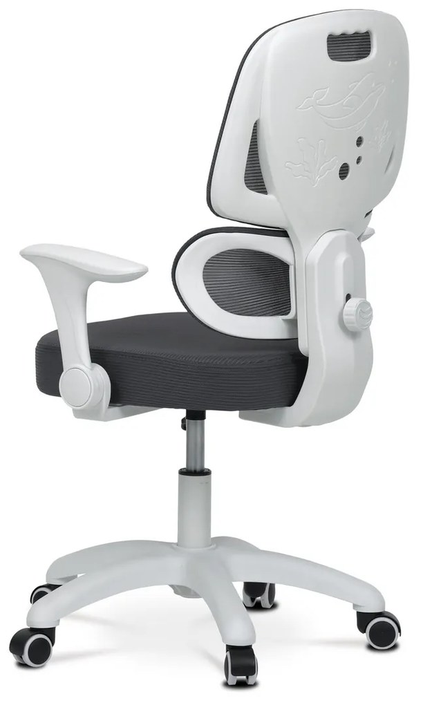 Autronic KA-K1063 GREY Kancelárska stolička, sivá