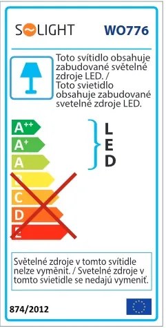 SOLIGHT Prisadené nástenné / stropné LED osvetlenie PLAIN s PIR senzorom, 18W, teplá biela, okrúhle